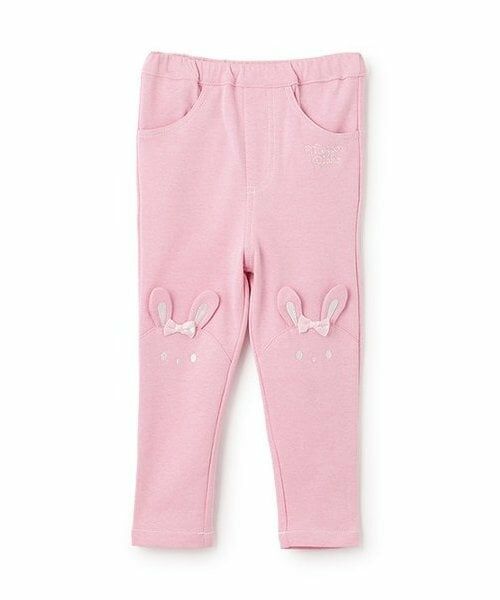 mezzo piano / メゾピアノ その他パンツ | うさぎカットレギパン（ピンク）