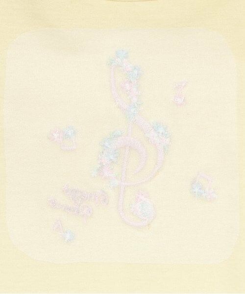 mezzo piano / メゾピアノ Tシャツ | フラワー音符　長袖Tシャツ | 詳細4