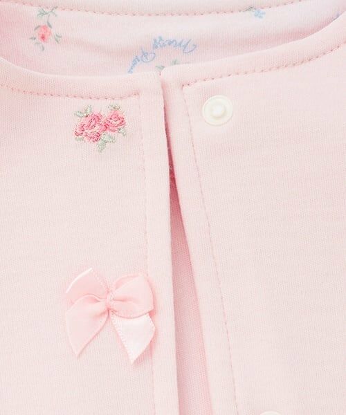 mezzo piano / メゾピアノ カーディガン・ボレロ | バラ刺繍　カットソーカーディガン | 詳細3