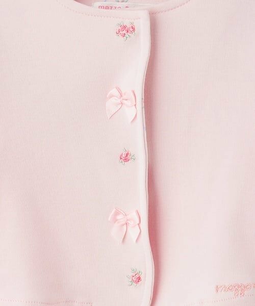 mezzo piano / メゾピアノ カーディガン・ボレロ | バラ刺繍　カットソーカーディガン | 詳細4