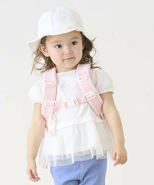 mezzo piano / メゾピアノ その他トップス | ロゴリボン　裾フリル　半袖チュニック | 詳細15