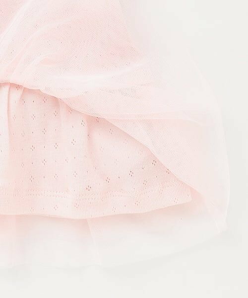 mezzo piano / メゾピアノ その他トップス | ロゴリボン　裾フリル　半袖チュニック | 詳細7