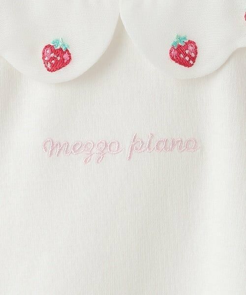 mezzo piano / メゾピアノ Tシャツ | いちご刺しゅう 半袖Tシャツ | 詳細3