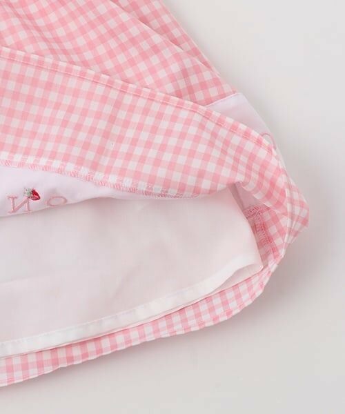 mezzo piano / メゾピアノ ミニ丈・ひざ丈ワンピース | 裾ロゴ　ギンガムチェック　ワンピース | 詳細5