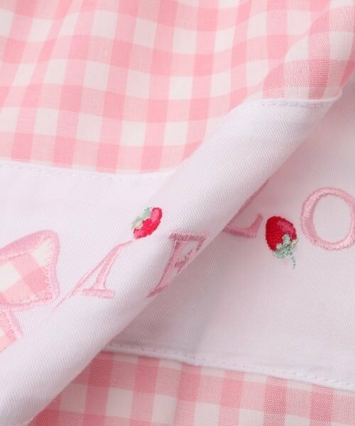 mezzo piano / メゾピアノ ミニ丈・ひざ丈ワンピース | 裾ロゴ　ギンガムチェック　ワンピース | 詳細6