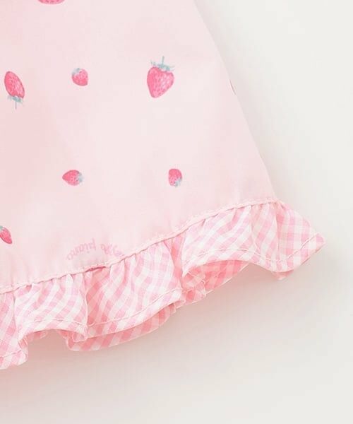 mezzo piano / メゾピアノ ミニ丈・ひざ丈ワンピース | いちご柄チュニックワンピ＆ブルマセット | 詳細6