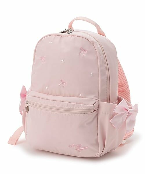 mezzo piano / メゾピアノ リュック・バックパック | (容量約8.5L)リボン刺しゅうリュック | 詳細13