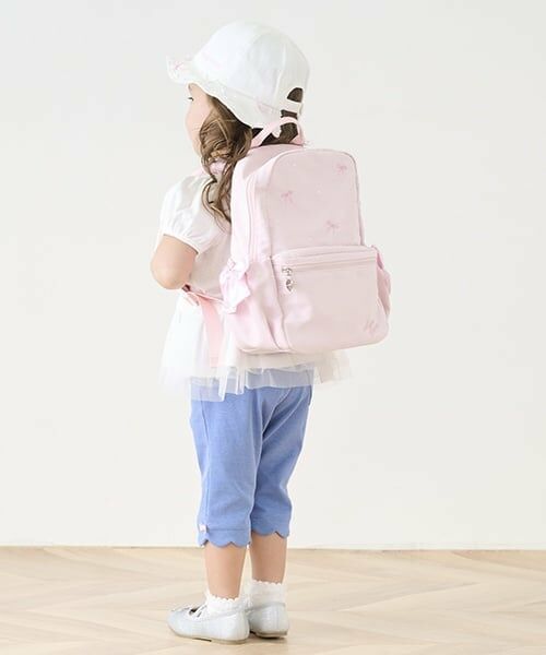 mezzo piano / メゾピアノ リュック・バックパック | (容量約8.5L)リボン刺しゅうリュック | 詳細16