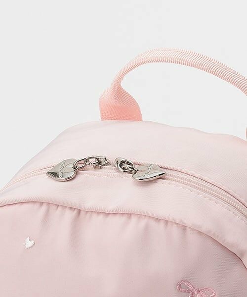 mezzo piano / メゾピアノ リュック・バックパック | (容量約8.5L)リボン刺しゅうリュック | 詳細2