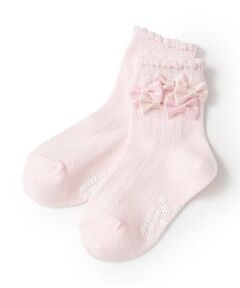 mezzo piano / メゾピアノ ソックス | リボンイッパイ　クルーソックス