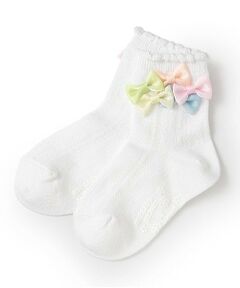 mezzo piano / メゾピアノ ソックス | リボンイッパイ　クルーソックス