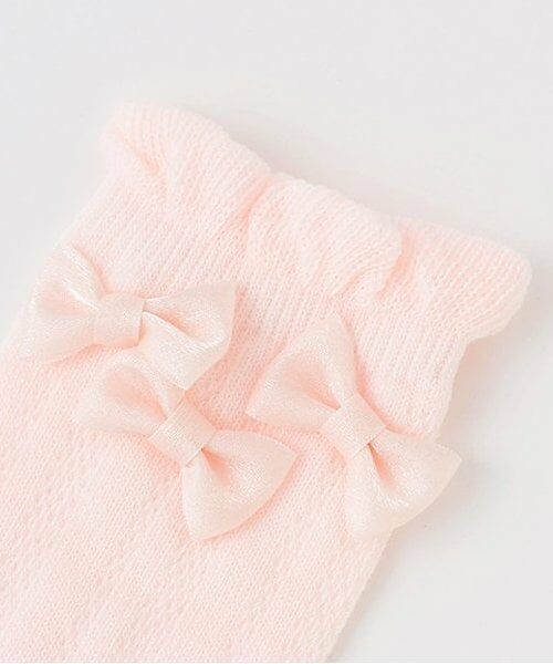 mezzo piano / メゾピアノ ソックス | リボンイッパイ　ハイソックス | 詳細1