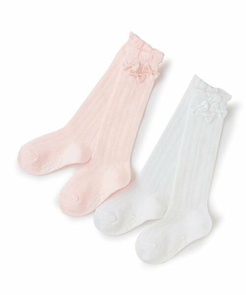 mezzo piano / メゾピアノ ソックス | リボンイッパイ　ハイソックス | 詳細5