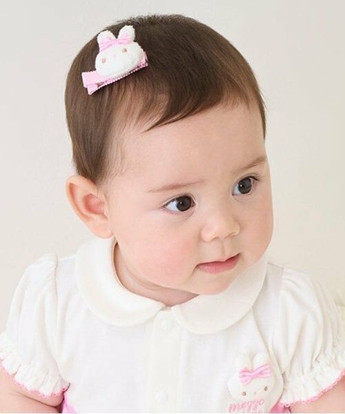 mezzo piano / メゾピアノ ヘアピン | ☆ウサギマスコット付ヘアクリップ（白）