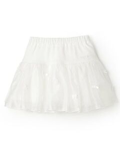 mezzo piano / メゾピアノ ショート・ハーフ・半端丈パンツ | お花フリル　スカパン