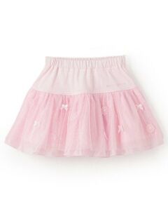 mezzo piano / メゾピアノ ショート・ハーフ・半端丈パンツ | お花フリル　スカパン