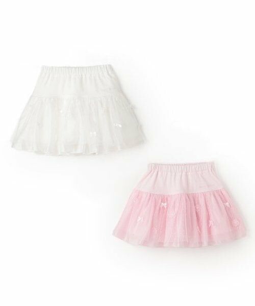 mezzo piano / メゾピアノ ショート・ハーフ・半端丈パンツ | お花フリル　スカパン | 詳細8