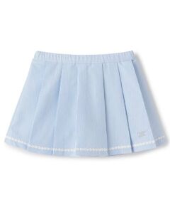 mezzo piano / メゾピアノ ショート・ハーフ・半端丈パンツ | ストライププリーツスカパン