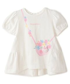 mezzo piano / メゾピアノ その他トップス | ウサギマスコットつき　ティアードチュニック