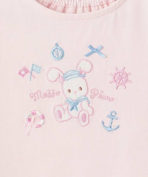 mezzo piano / メゾピアノ Tシャツ | マリンうさぎ　半袖Tシャツ | 詳細3