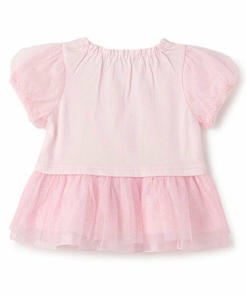 mezzo piano / メゾピアノ その他トップス | お花裾フリル　半袖チュニック | 詳細1