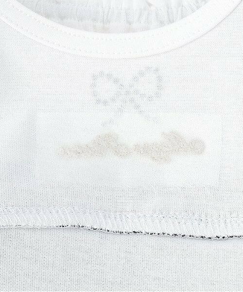 mezzo piano / メゾピアノ Tシャツ | カットワーク刺しゅうドッキングチュニック | 詳細4