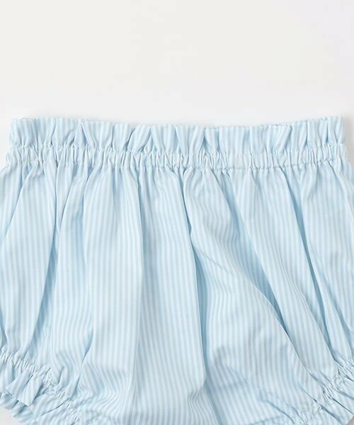 mezzo piano / メゾピアノ ミニ丈・ひざ丈ワンピース | うさぎ刺しゅうドッキングワンピース＆ブルマセット | 詳細8