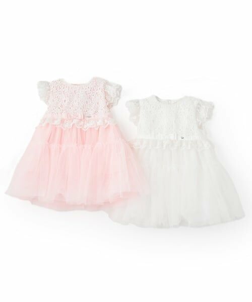 mezzo piano / メゾピアノ ミニ丈・ひざ丈ワンピース | レースチュール　ワンピース | 詳細10