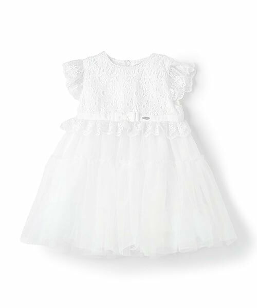 mezzo piano / メゾピアノ ミニ丈・ひざ丈ワンピース | レースチュール　ワンピース | 詳細12