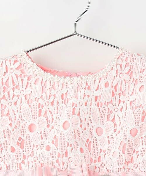 mezzo piano / メゾピアノ ミニ丈・ひざ丈ワンピース | レースチュール　ワンピース | 詳細2