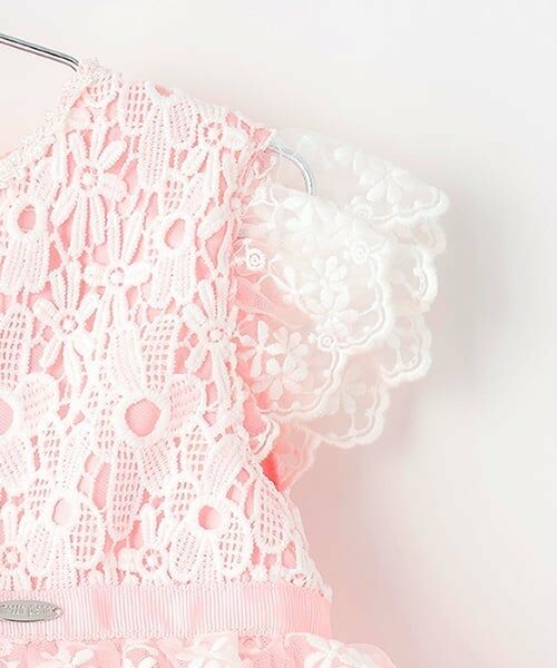 mezzo piano / メゾピアノ ミニ丈・ひざ丈ワンピース | レースチュール　ワンピース | 詳細4