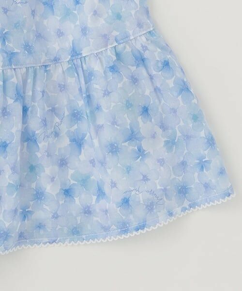 mezzo piano / メゾピアノ ミニ丈・ひざ丈ワンピース | 水彩花柄ワンピース＆ブルマセット | 詳細5