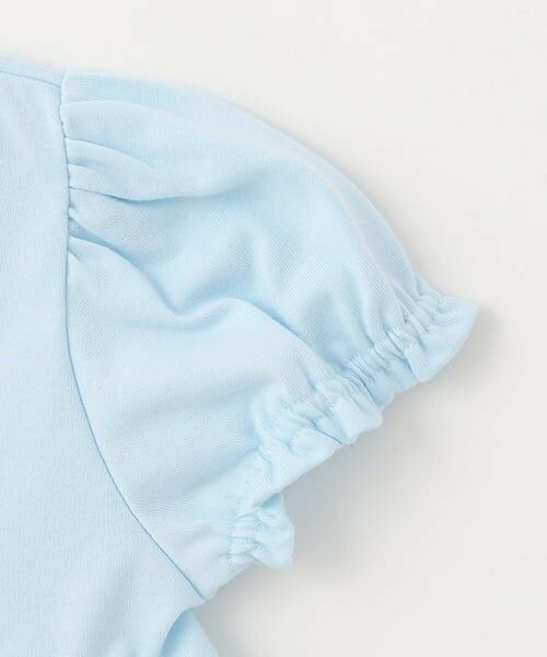 mezzo piano / メゾピアノ ミニ丈・ひざ丈ワンピース | ウサギマスコットつきセーラー衿つきカットソーワンピース | 詳細5