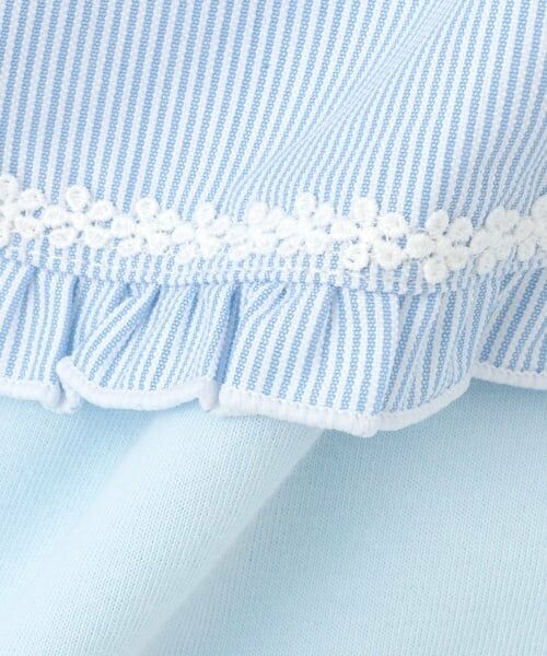 mezzo piano / メゾピアノ ミニ丈・ひざ丈ワンピース | ウサギマスコットつきセーラー衿つきカットソーワンピース | 詳細9