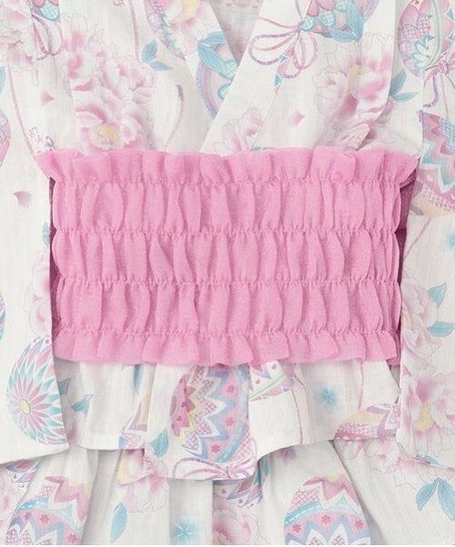 mezzo piano / メゾピアノ 着物・浴衣・小物類 | 手毬フラワー柄　浴衣ドレス | 詳細11