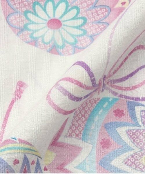 mezzo piano / メゾピアノ 着物・浴衣・小物類 | 手毬フラワー柄　浴衣ドレス | 詳細14