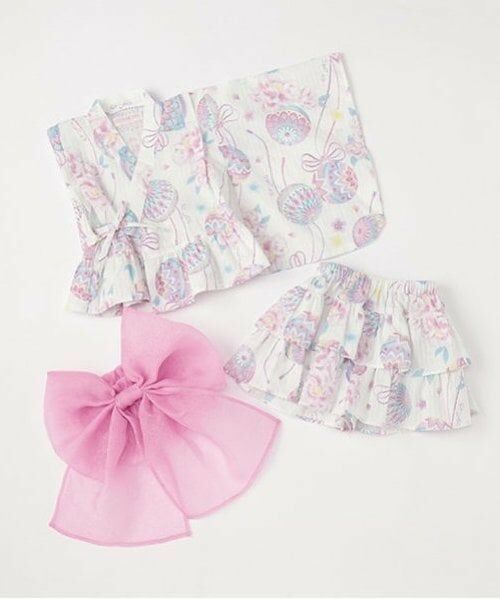 mezzo piano / メゾピアノ 着物・浴衣・小物類 | 手毬フラワー柄　浴衣ドレス | 詳細2