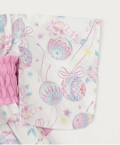 mezzo piano / メゾピアノ 着物・浴衣・小物類 | 手毬フラワー柄　浴衣ドレス | 詳細4