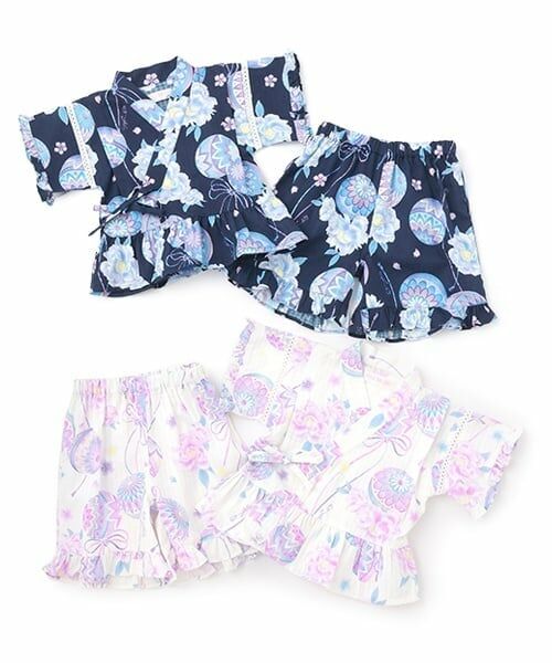 mezzo piano / メゾピアノ 着物・浴衣・小物類 | 手毬フラワー柄　甚平 | 詳細12