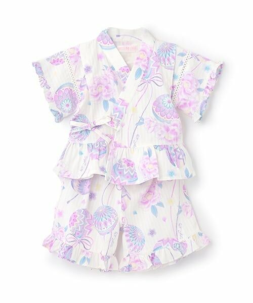 mezzo piano / メゾピアノ 着物・浴衣・小物類 | 手毬フラワー柄　甚平 | 詳細14