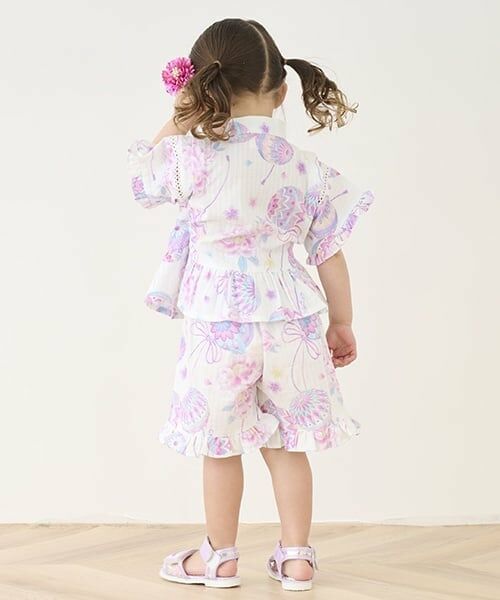 mezzo piano / メゾピアノ 着物・浴衣・小物類 | 手毬フラワー柄　甚平 | 詳細16