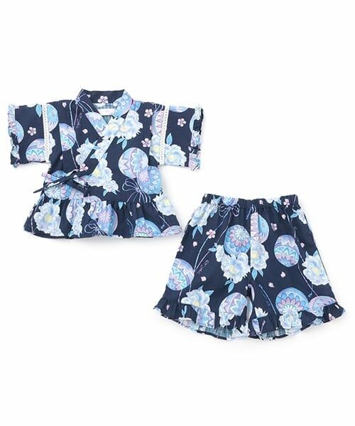 mezzo piano / メゾピアノ 着物・浴衣・小物類 | 手毬フラワー柄　甚平 | 詳細2