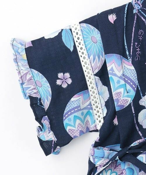 mezzo piano / メゾピアノ 着物・浴衣・小物類 | 手毬フラワー柄　甚平 | 詳細4