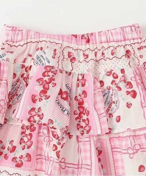 mezzo piano / メゾピアノ 着物・浴衣・小物類 | いちごハンカチ柄　浴衣ドレス | 詳細9