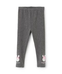 mezzo piano / メゾピアノ レギンス・スパッツ | ウサギアップリケ　レギンス