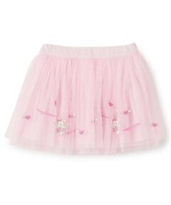 mezzo piano / メゾピアノ ショート・ハーフ・半端丈パンツ | エンジェルウサギ刺しゅう　フリルスカパン