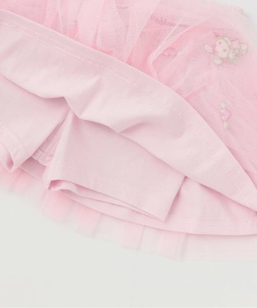 mezzo piano / メゾピアノ ショート・ハーフ・半端丈パンツ | エンジェルウサギ刺しゅう　フリルスカパン | 詳細7