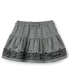 mezzo piano / メゾピアノ ショート・ハーフ・半端丈パンツ | 音符刺しゅう　スカパン