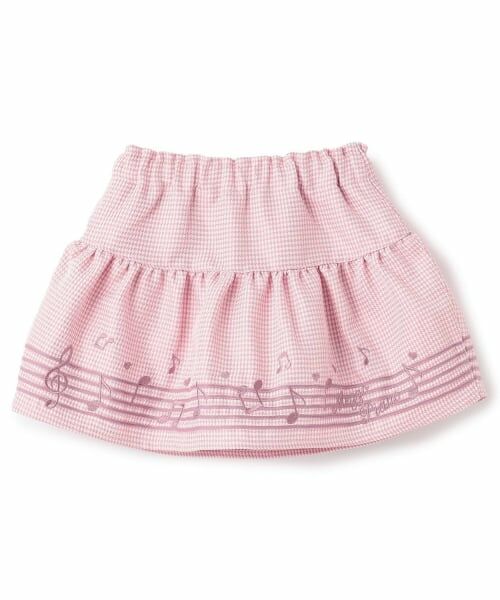 mezzo piano / メゾピアノ ショート・ハーフ・半端丈パンツ | 音符刺しゅう　スカパン | 詳細1