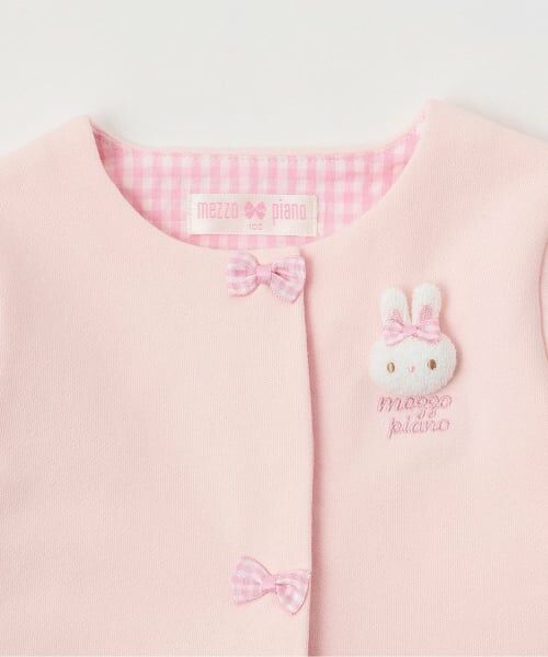 mezzo piano / メゾピアノ カーディガン・ボレロ | ウサギマスコットつき　カーディガン | 詳細2